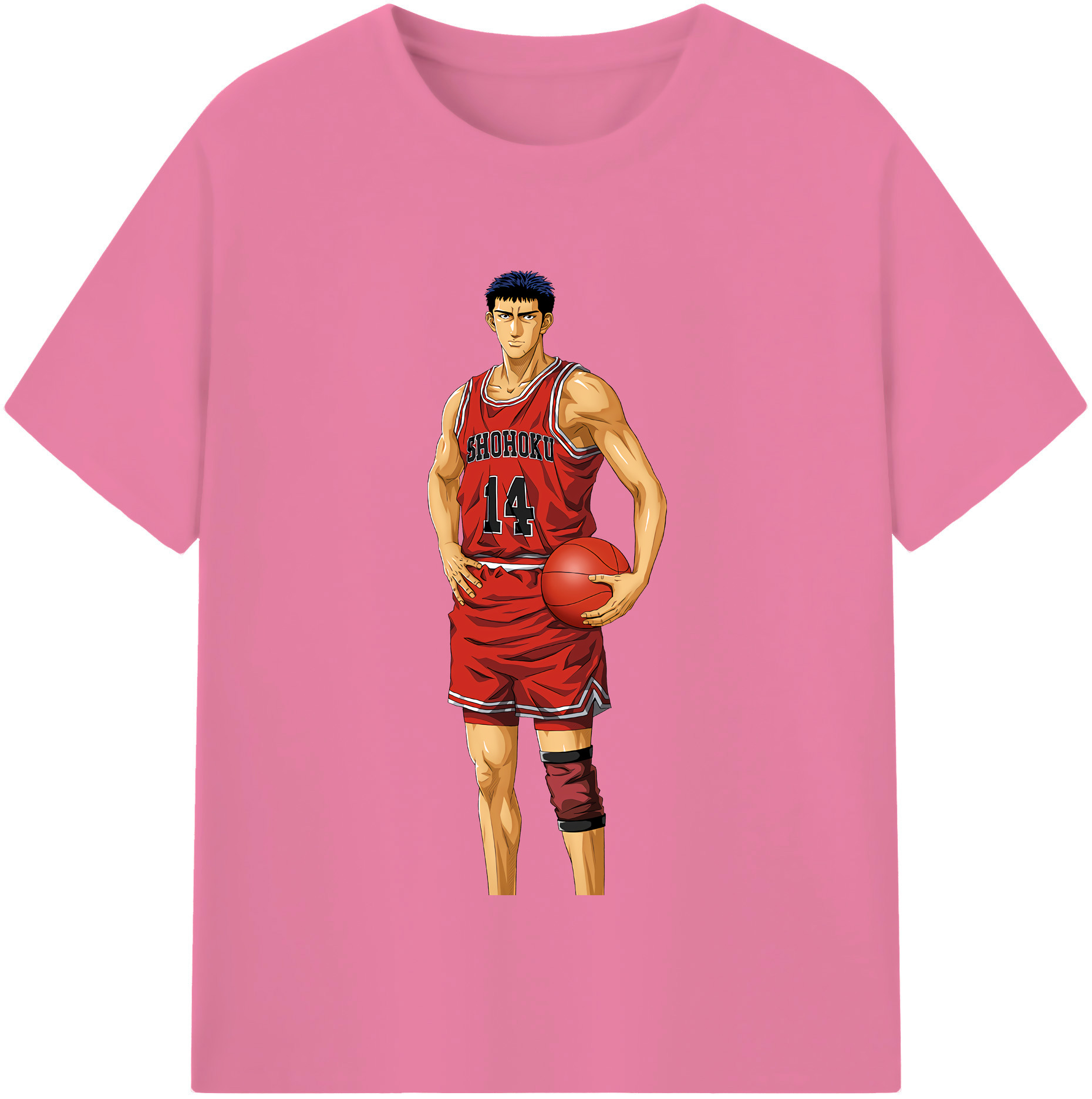 SLAM DUNK／スラムダンク 綿100％半袖Tシャツ（フロントプリント）